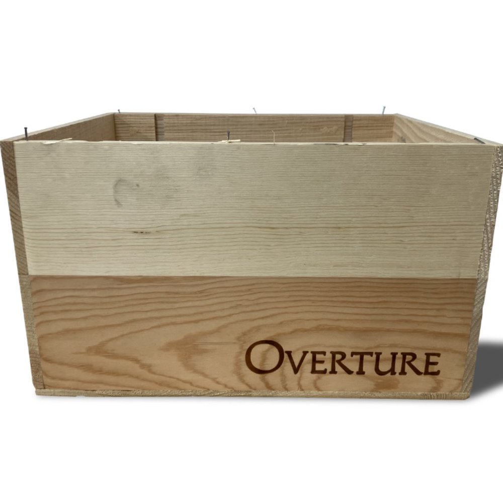 Napa Valley wine crate, wood crate, wooden wine crate